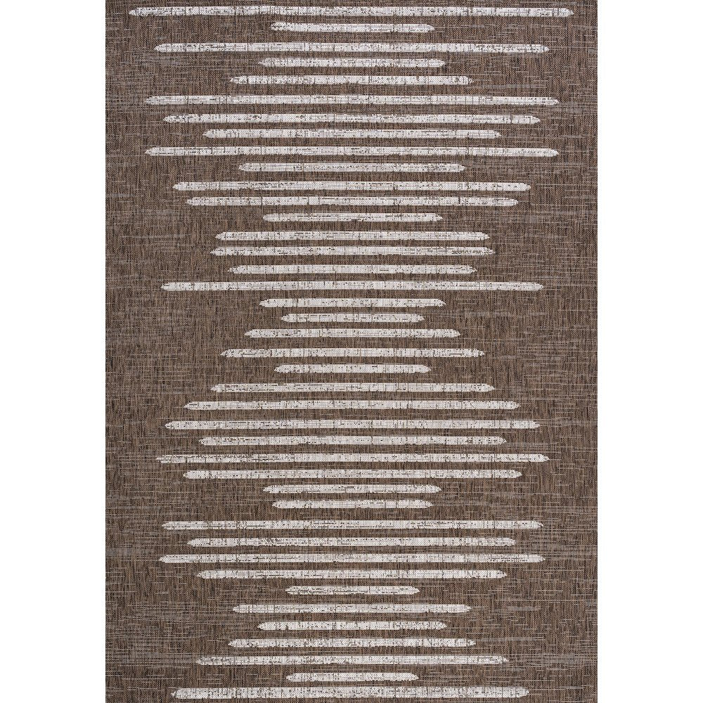 Zolak Berber Stripe Geometric Indoor/Outdoor Area Rug