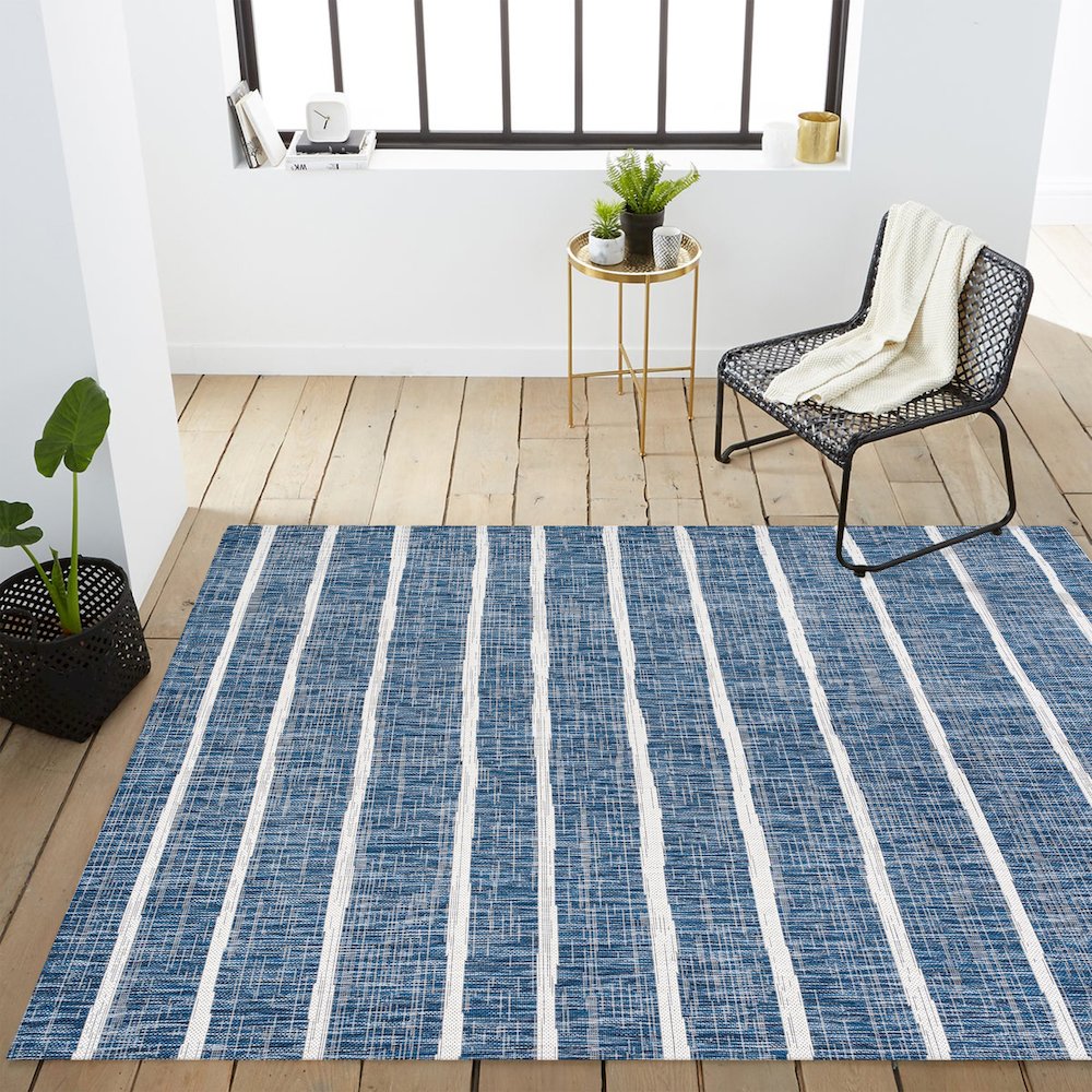 Colonia Berber Stripe Indoor/Outdoor Area Rug