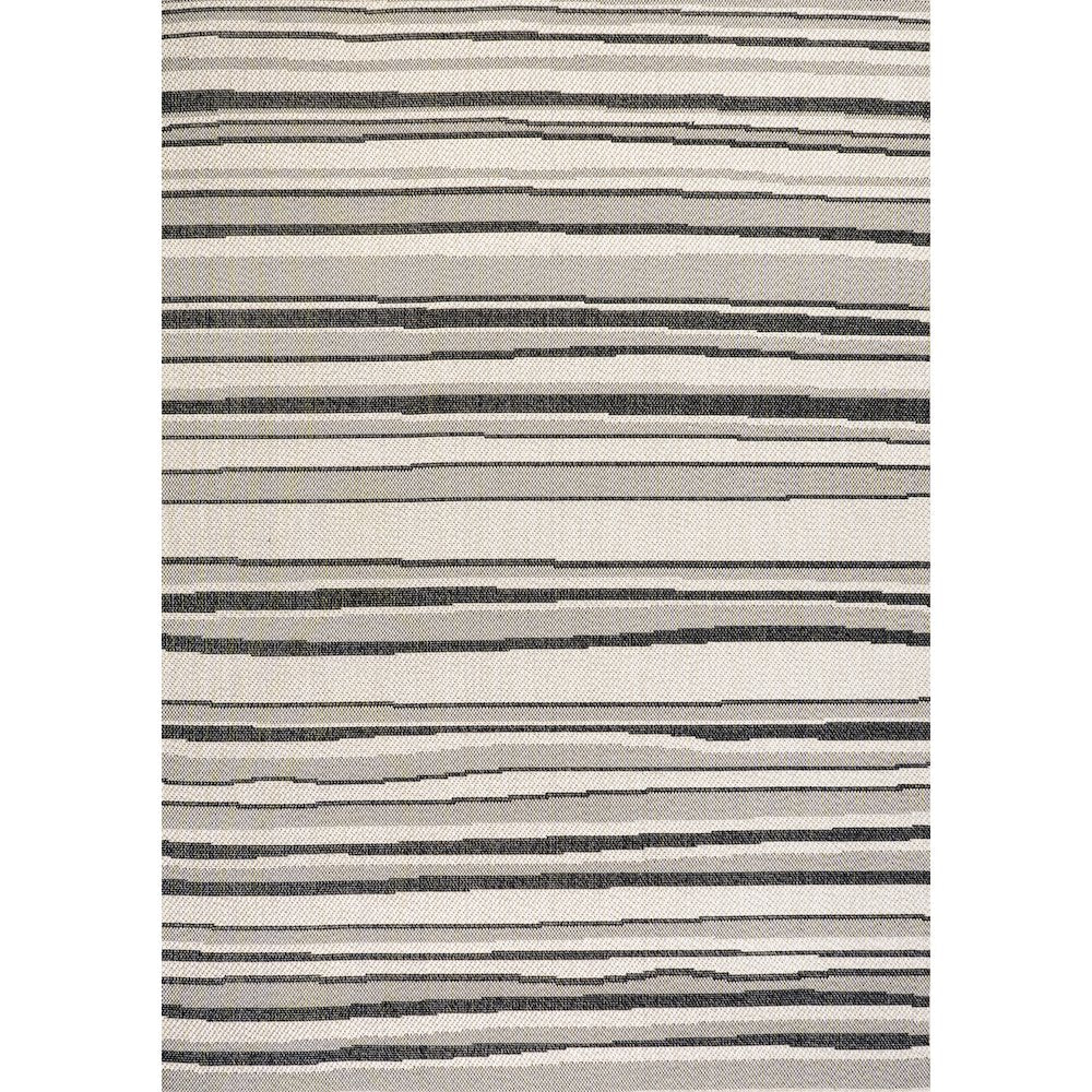 Castara Wavy Stripe Modern Indoor/Outdoor Area Rug