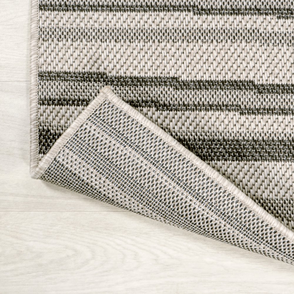 Castara Wavy Stripe Modern Indoor/Outdoor Area Rug