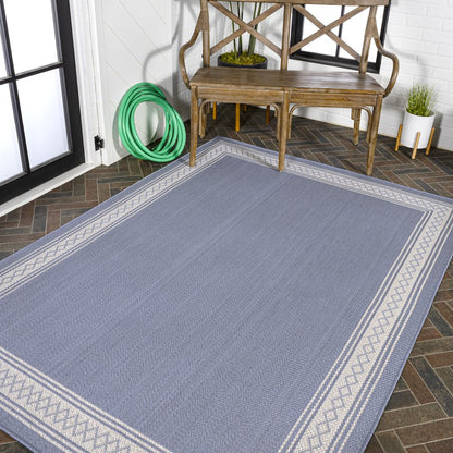 Lucia Classic Diamond Border Indoor/Outdoor Area Rug