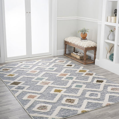 Monique Trellis High-Low Area Rug