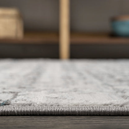 Ancient Faded Trellis Area Rug