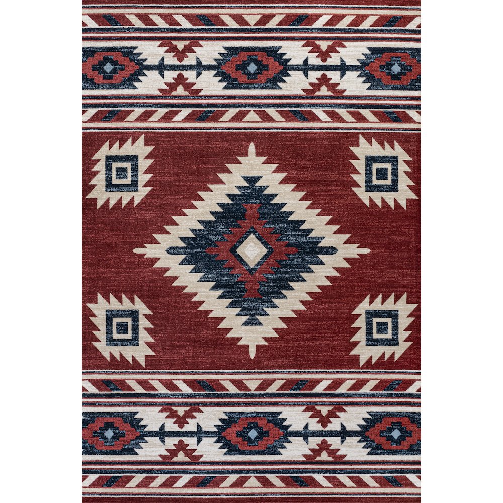 Serape Medallion Southwestern Area Rug