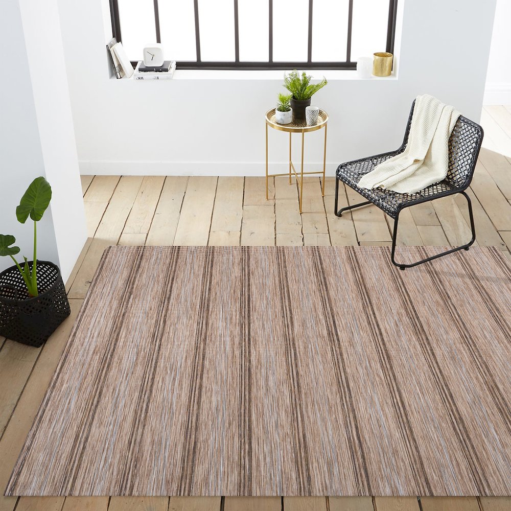 Bo Modern Farmhouse Wide Stripe Area Rug