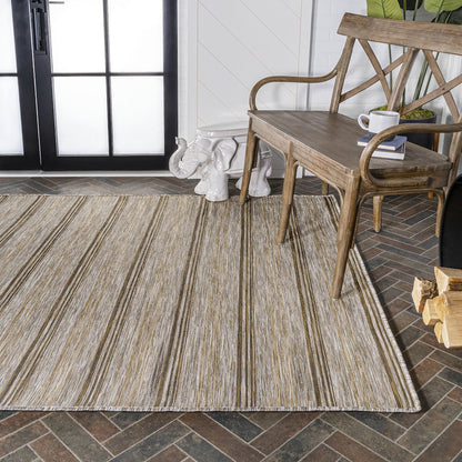 Bo Modern Farmhouse Wide Stripe Area Rug