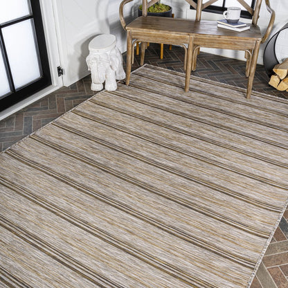 Bo Modern Farmhouse Wide Stripe Area Rug