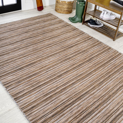 Finn Modern Farmhouse Pinstripe Area Rug