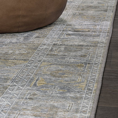 Alanya Ornate Medallion Machine-Washable Area Rug