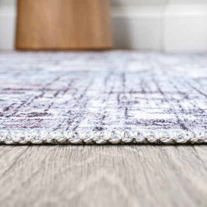 Didim Boho Gray Medallion Washable Indoor/Outdoor Area Rug