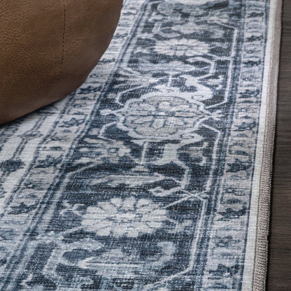 Asa Ornate Medallion Machine-Washable Area Rug