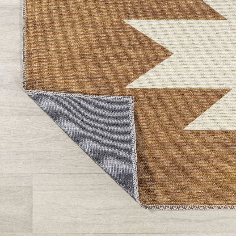Chayton Minimalist Geometric Machine Washable Area Rug