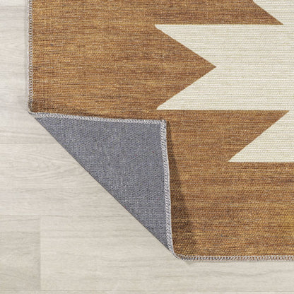 Chayton Minimalist Geometric Machine Washable Area Rug