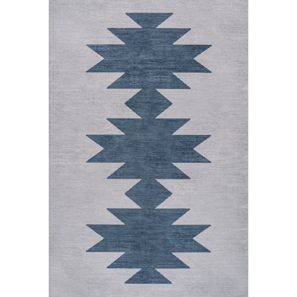 Chayton Minimalist Geometric Machine-Washable Area Rug