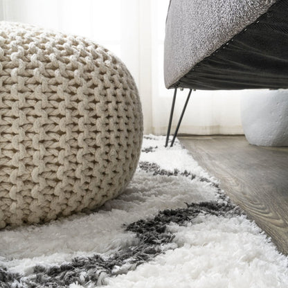 Marrakesh Shag Trellis Area Rug