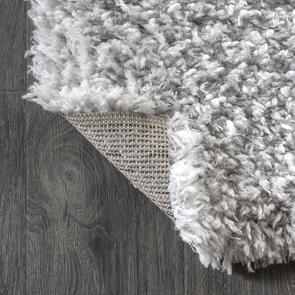 Aydin Solid Plush Shag Area Rug