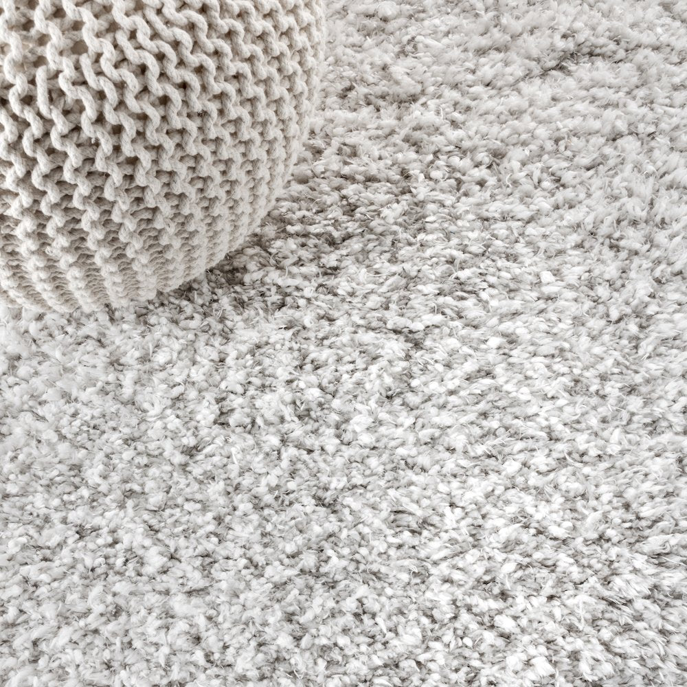 Aydin Solid Plush Shag Area Rug