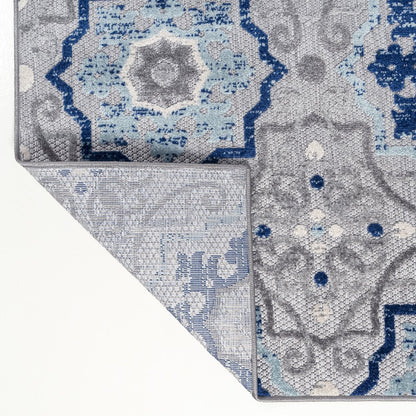 Mediterranean Medallion Indoor/Outdoor Area Rug
