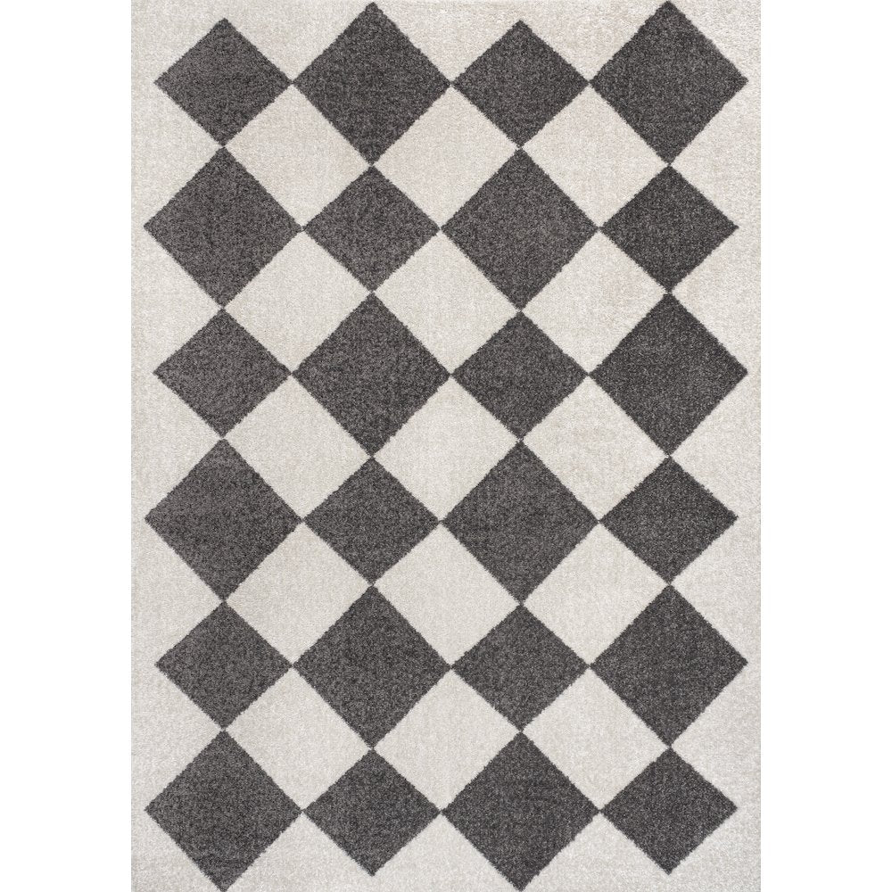 Draper Classic Geometric Diamond Pattern Area Rug