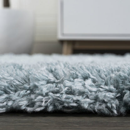 Groovy Solid Shag Area Rug