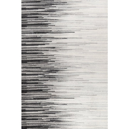 Linear Modern Half Stripe Area Rug