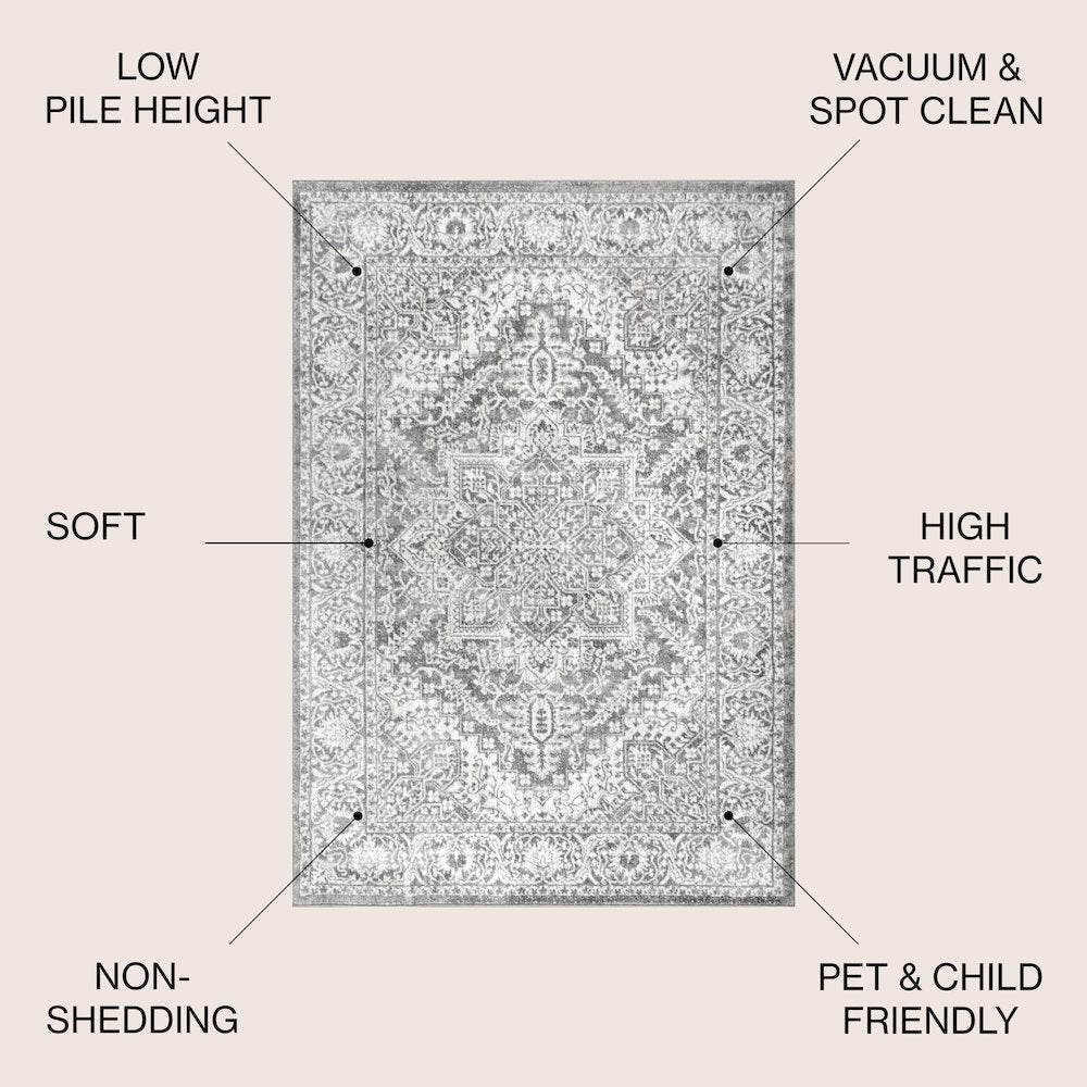 Modern Persian Vintage Medallion Rug