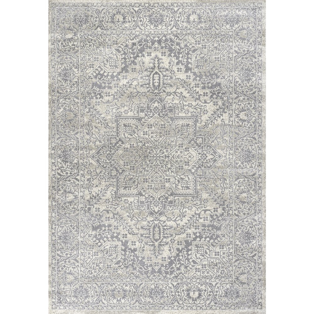 Modern Persian Vintage Medallion Cream Area