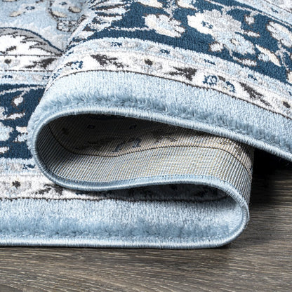 Palmette Modern Persian Floral Area Rug