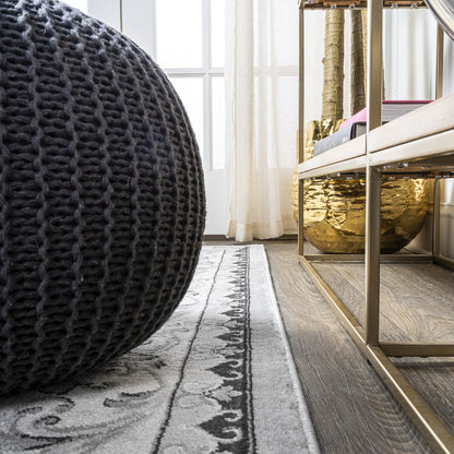 Acanthus French Border Area Rug