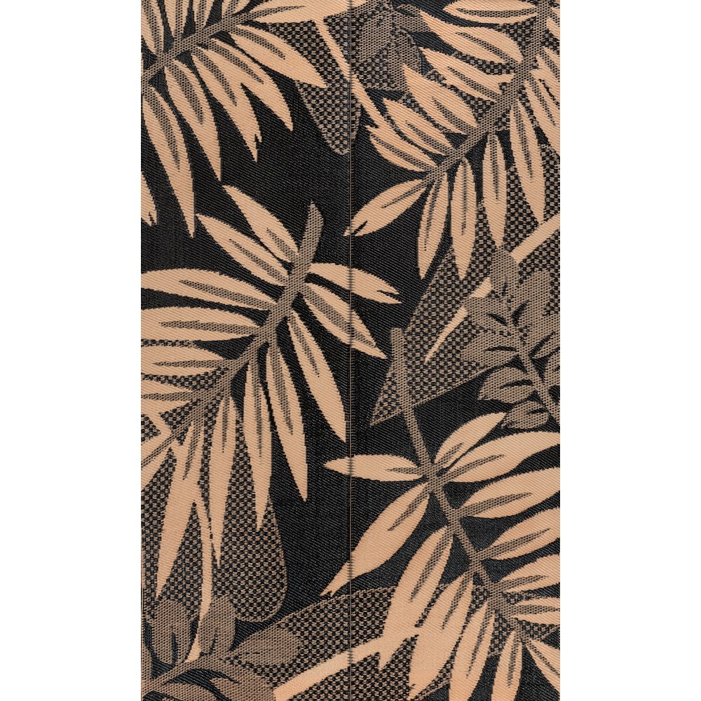 Wilde Classic Botanical Foldable Waterproof Reversible Plastic Straw Outdoor