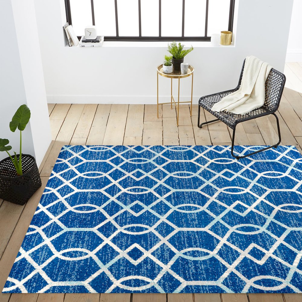 Asilah Ogee Fretwork Area Rug