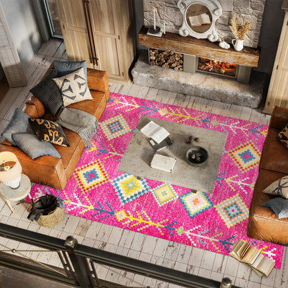 Tribal Love Geometric Area Rug