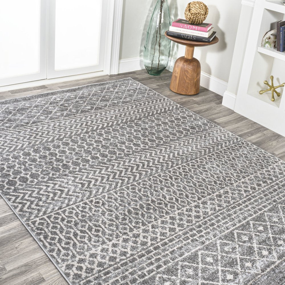 Arta Moroccan Vintage Geometric Rug Area Rug