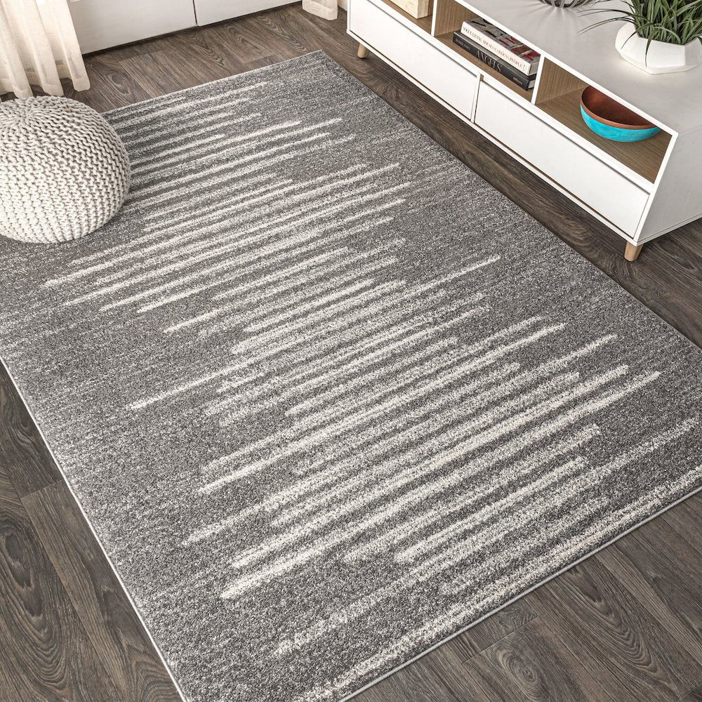 Aya Berber Stripe Geometric Area Rug