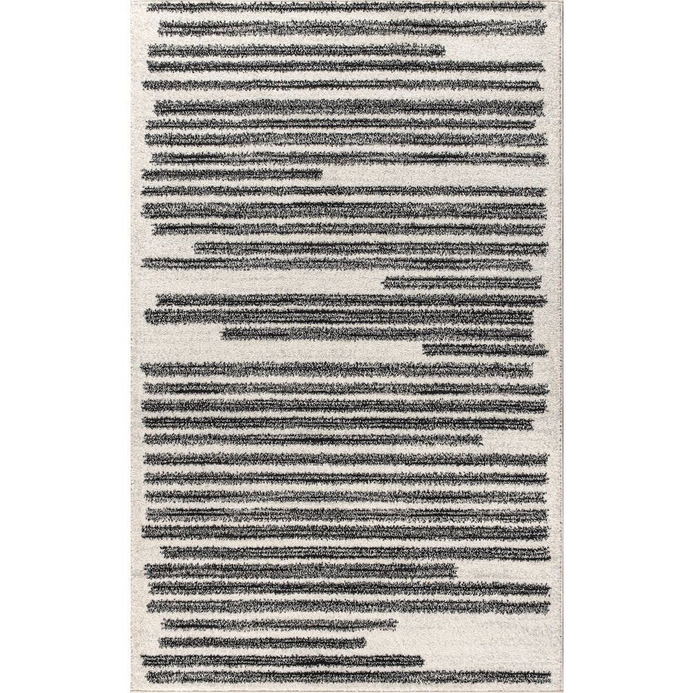 Khalil Modern Berber Stripe Area Rug