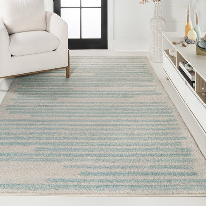 Khalil Modern Berber Stripe Area Rug