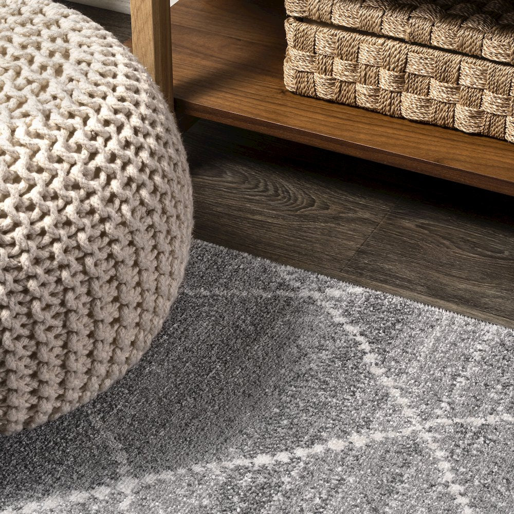 Asilah Moroccan Modern Diamond Area Rug