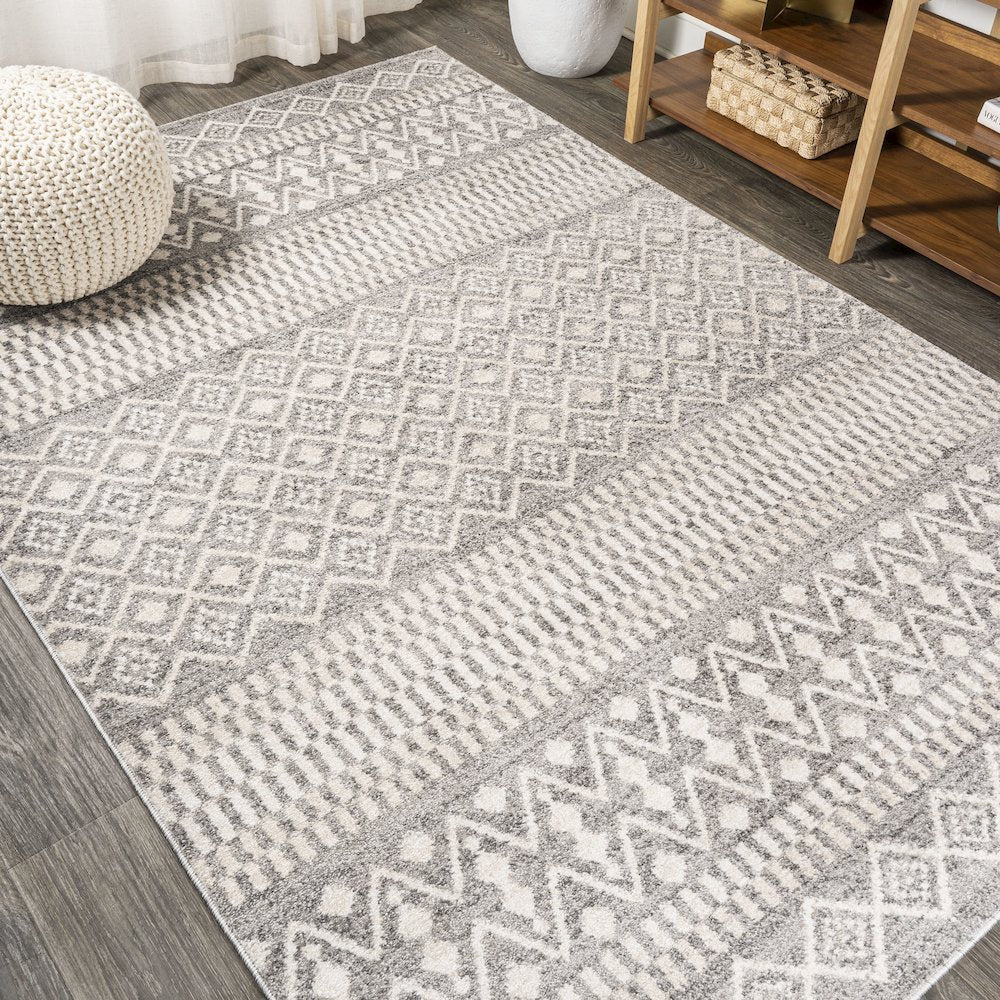 Ifrane Berber Geometric Stripe Area Rug