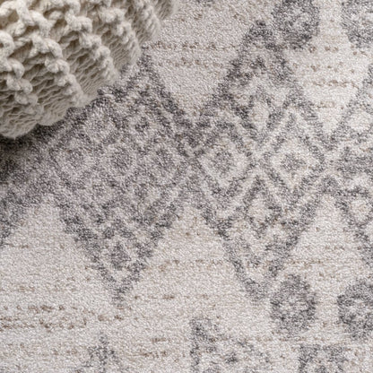 Idris Tribal Diamond Geometric Area Rug
