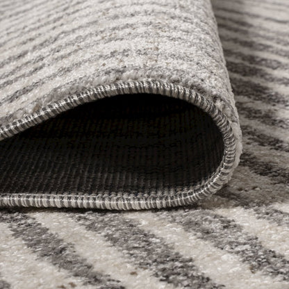 Skoura Modern Bold Stripe Area Rug