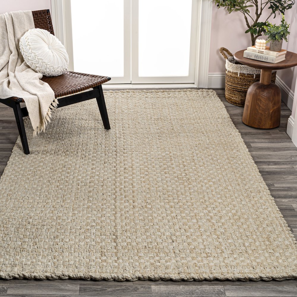 Estera Hand Woven Boucle Chunky Jute Area Rug