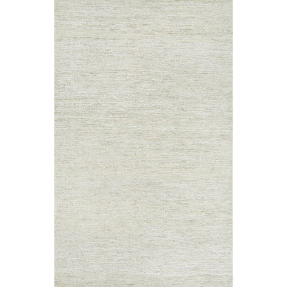 Griffin Rustic Farmhouse Woven Jute Solid Bleach 5 ft. x 8 ft. Area Rug