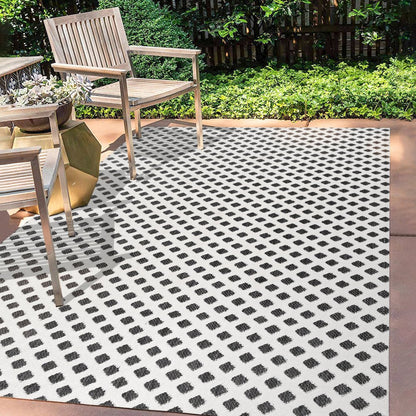 Rabat High-Low Pile Mini Diamond Trellis Area Rug