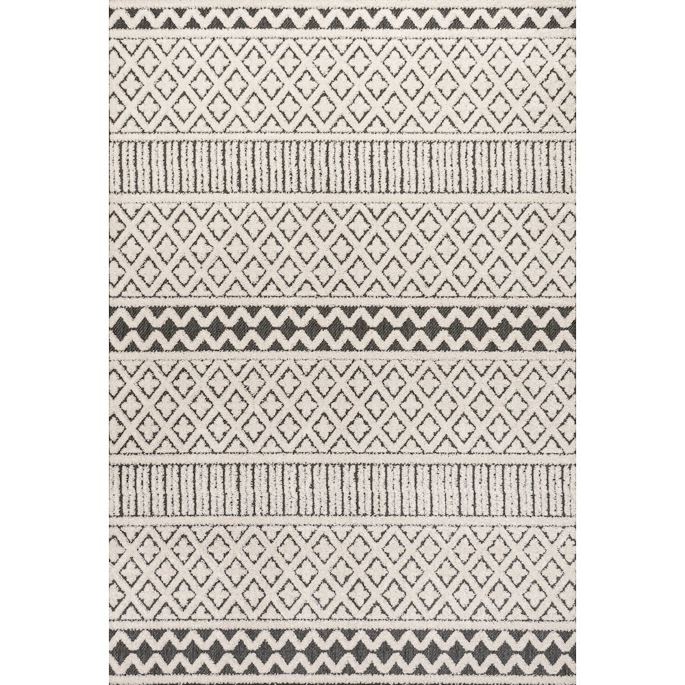 Ormond High-Low Modern Trellis Geometric Area Rug