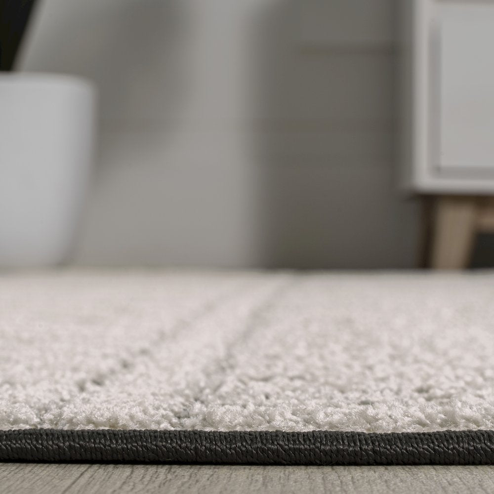 Ormond High-Low Modern Trellis Geometric Area Rug