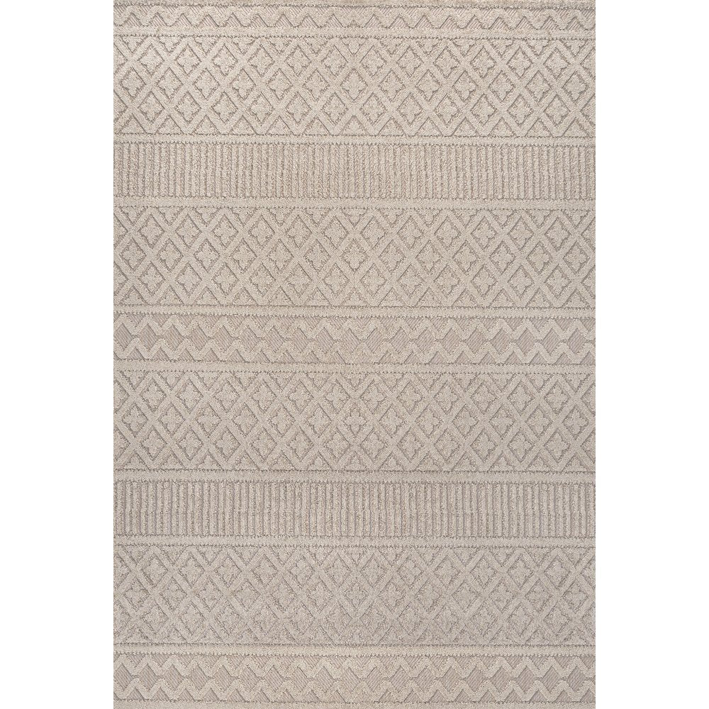 Ormond High-Low Modern Trellis Geometric Area Rug
