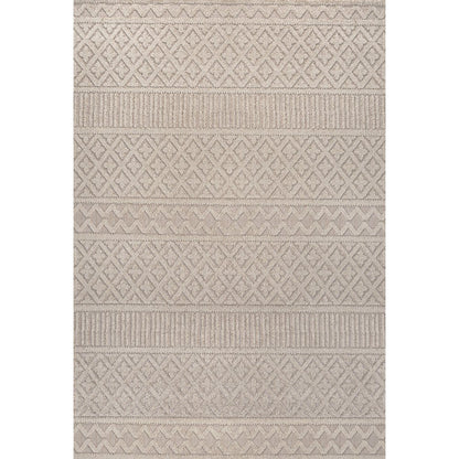 Ormond High-Low Modern Trellis Geometric Area Rug