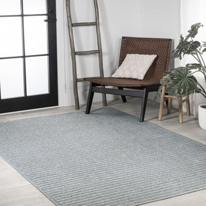 Aarhus Minimalist Scandi Striped Area Rug
