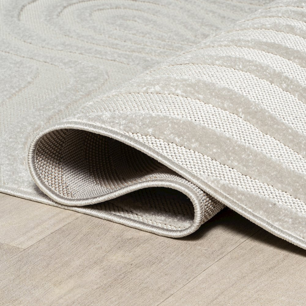 Maribo Abstract Groovy Striped Area Rug
