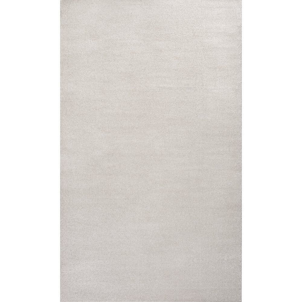 Haze Solid Low Pile Area Rug Ivory